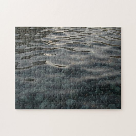 Vloeiende stenen in Rippled Water Series, Foto 5 Legpuzzel (Horizontaal)