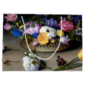 Vloeiende stille bosschaert Nederlandse schilderku Large Cadeautasje (Achterkant)