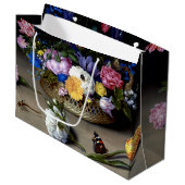 Vloeiende stille bosschaert Nederlandse schilderku Large Cadeautasje (Voorkant Gekanteld)