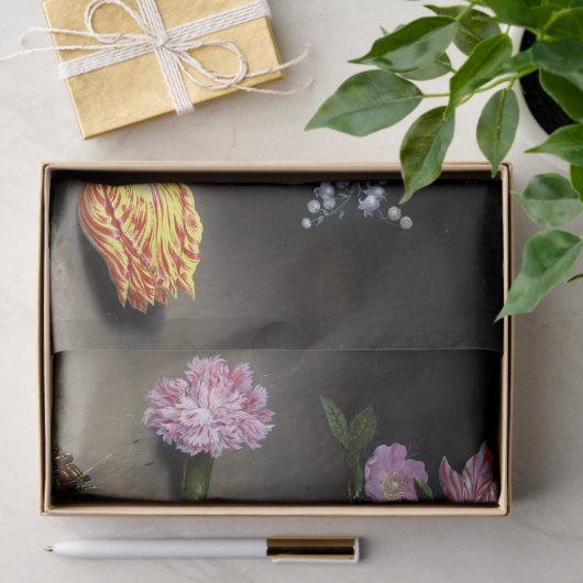 Vloeiende stille bosschaert Nederlandse schilderku Tissuepapier (Geschenk)