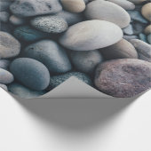 Vloeiende strandpiek cadeaupapier (Hoek)