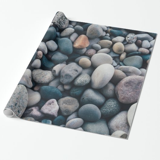 Vloeiende strandpiek cadeaupapier (Uitgerold)