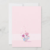 Vloeiende-stroomuitnodiging Aankondiging (Achterkant)