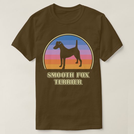 Vloeiende  Sunset Dog voor Terrier T-shirt (Design voorkant)