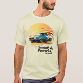 Vloeiende tekst terug t-shirt (Voorkant)