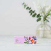 Vloeiende tuin mijn droom mini visitekaartje (Staand voorkant)