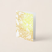 Vloeiende tuintuintuinen folie kaarten (Voorkant)