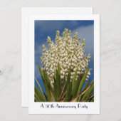 Vloeiende uitnodiging van de partij van het 50e Ju (Voorkant / Achterkant)