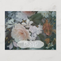 Vloeiende uitnodiging voor weduwen RSVP met foto