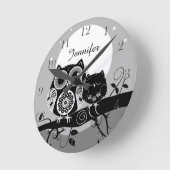 Vloeiende ventilatorkracht - Eigenaren en aangepas Ronde Klok (Hoek)