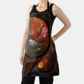 Vloeiende verbinding Abstract Art Apron Schort (Insitu)