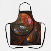 Vloeiende verbinding Abstract Art Apron Schort (Voorkant)