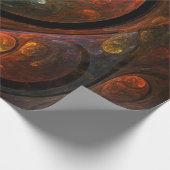 Vloeiende verbinding Abstracte kunst Cadeaupapier (Hoek)