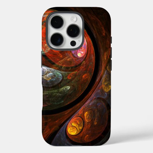 Vloeiende verbinding Abstracte kunst Case-Mate iPhone Case (Achterkant)