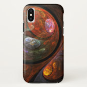 Vloeiende verbinding Abstracte kunst Case-Mate iPhone Case (Achterkant)