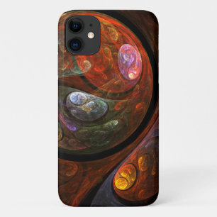Vloeiende verbinding Abstracte kunst Case-Mate iPhone Case