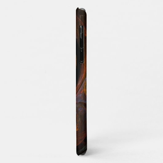 Vloeiende verbinding Abstracte kunst Case-Mate iPhone Case (Achterkant/links)