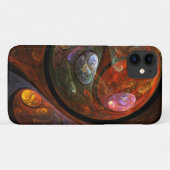Vloeiende verbinding Abstracte kunst Case-Mate iPhone Case (Achterkant (horizontaal))