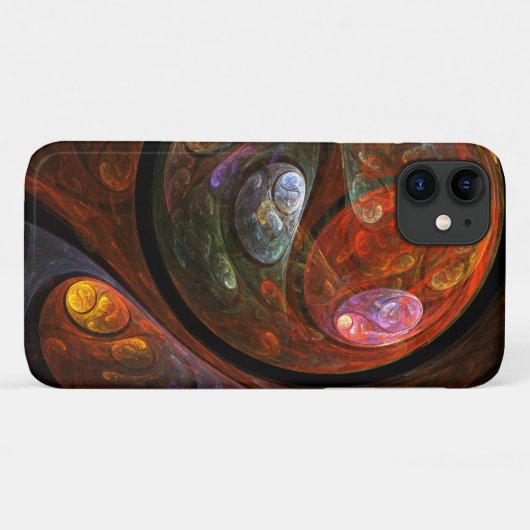 Vloeiende verbinding Abstracte kunst Case-Mate iPhone Case (Achterkant (horizontaal))
