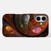 Vloeiende verbinding Abstracte kunst Case-Mate iPhone Case (Achterkant (horizontaal))