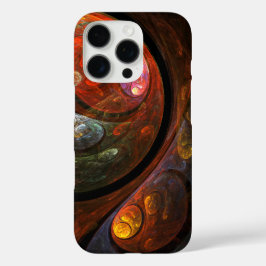 Vloeiende verbinding Abstracte kunst iPhone 16 Pro Hoesje