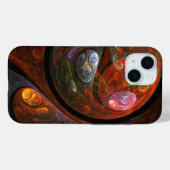 Vloeiende verbinding Abstracte kunst Case-Mate iPhone Case (Achterkant (horizontaal))