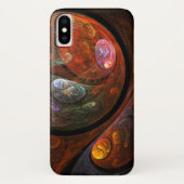 Vloeiende verbinding Abstracte kunst Case-Mate iPhone Case (Achterkant)