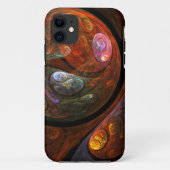 Vloeiende verbinding Abstracte kunst Case-Mate iPhone Case (Achterkant)