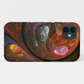 Vloeiende verbinding Abstracte kunst Case-Mate iPhone Case (Achterkant (horizontaal))