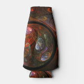 Vloeiende verbinding Abstracte kunst Flesjeskoeler (Voorkant)