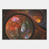 Vloeiende verbinding Abstracte kunst Inpakpapier Vel (Voorkant 2)