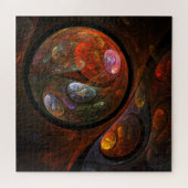 Vloeiende verbinding Abstracte kunst Legpuzzel (Horizontaal)