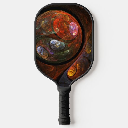 Vloeiende verbinding Abstracte kunst Pickleball Paddle (Voorkant)
