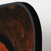 Vloeiende verbinding Abstracte kunst Pickleball Paddle (Links Detail)