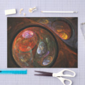 Vloeiende verbinding Abstracte kunst Tissuepapier (Craft)