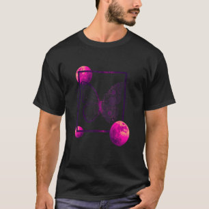 Vloeiende vlinder Japanse stropdas Vaporgolf Aken T-shirt