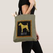 Vloeiende voedingsbodem Goud Uw kleur Tote Bag (Dichtbij)