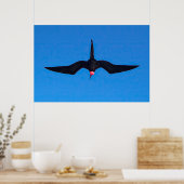Vloeiende vogel uit onderstaande poster (Keuken)