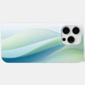 Vloeiende vormen in groene tinten Case-Mate iPhone case (Achterkant (horizontaal))