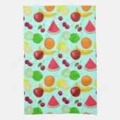 Vloeiende vruchten die je aanpast theedoek (Verticaal)