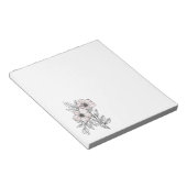 Vloeiende waterverven, esthetisch element notitieblok (Schuin)