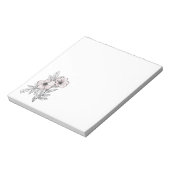 Vloeiende waterverven, esthetisch element notitieblok (Linkerzijde)