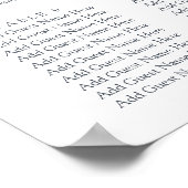 Vloeiende weduwen poster (Hoek)