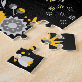 Vloeiende winkel, gebarentaal, puzzel (Zijkant)