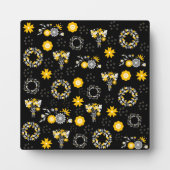 Vloeiende winkel, taboetblad met esel fotoplaat (Voorkant)