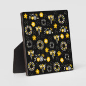 Vloeiende winkel, taboetblad met esel fotoplaat (Voorkant)