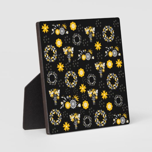 Vloeiende winkel, taboetblad met esel fotoplaat (Voorkant)