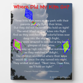 Vloeiende wolken waar mijn geliefde met gedicht EA Fotoplaat