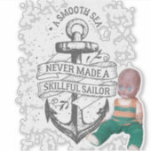 Vloeiende Zeeen - Geslachte Bobbies - sticker (Voorkant)