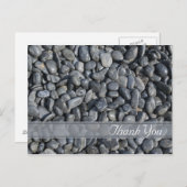 Vloeiende zwarte knuppels Hartelijk dank Briefkaart (Voorkant / Achterkant)